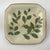 5” Square Red-Banded Leaf Dish 17080